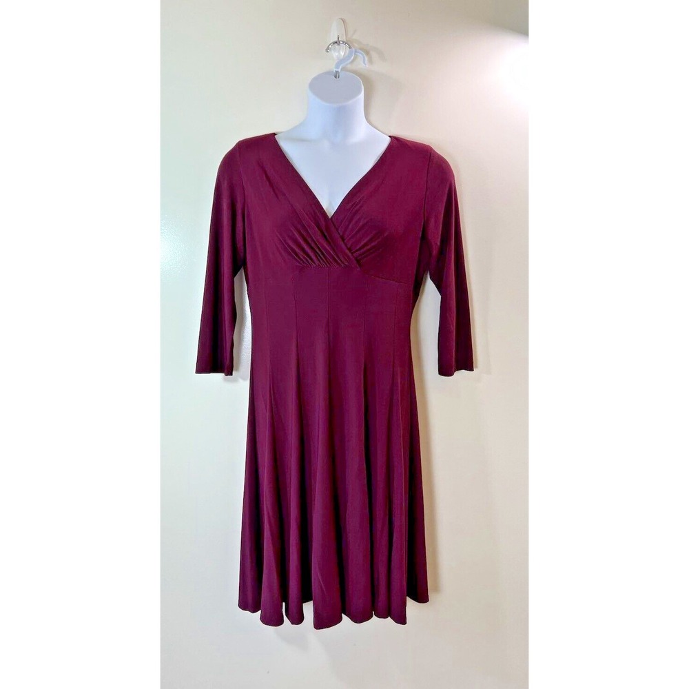 Lauren Ralph Lauren Womens Dress L 14 Minimalist Quiet Luxury Wedding Guest Chic